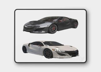 3dsky Pro - Acura NSX 3D Model