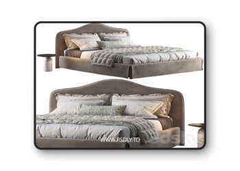 3dsky Pro - Bed felis damian 3D Model