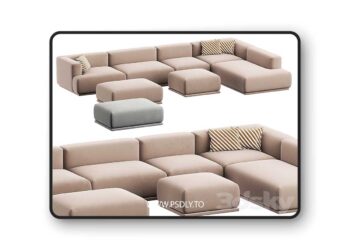 3dsky Pro - MODULAR SOFA MARSO FROM JAMNI