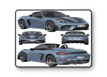 3dsky Pro - Porsche 718 Spyder RS 2024