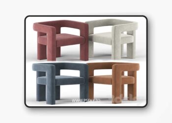 3dsky Pro - Stature Ivory Chair 3D Model