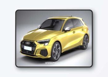 Audi S3 2021 3D Model