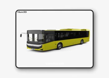 BMC Procity Bus 2017 3D Model