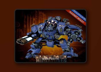 Blackrock Miniatures – Thicc Boi of Revenant Redemption – 3D Print Model