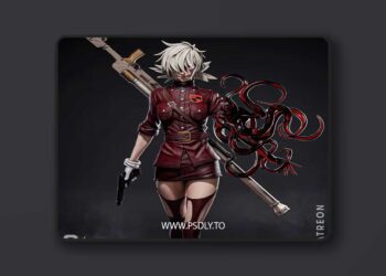CA 3D Studios – Victoria Seras Hellsing – 3D Print Model STL