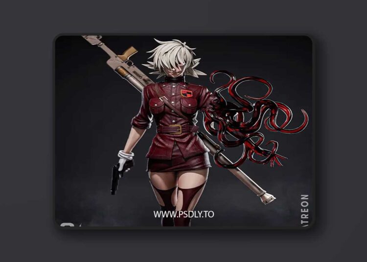 CA 3D Studios – Victoria Seras Hellsing – 3D Print Model STL 1 CA 3D Studios – Victoria Seras Hellsing – 3D Print Model STL