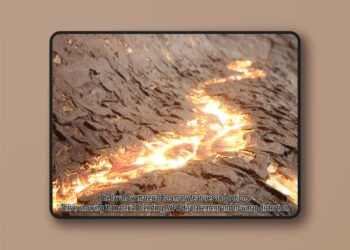 Cooled & Flowing Lava