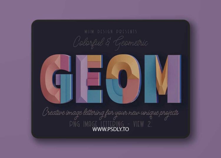 Deeezy - Decorative Geometry - 3D Lettering 17209 1 Deeezy - Decorative Geometry - 3D Lettering 17209