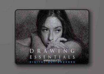 Drawing Essentials - 100 Digital Art Brushes for Photoshop