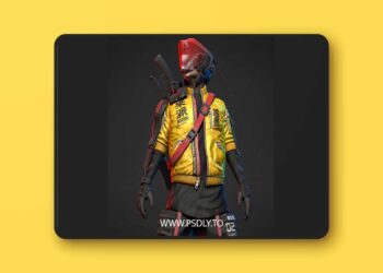 Fab - Cyberpunk Mercenary 3D Model