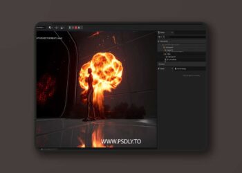 Fab - Explosion FX Customizable 3D Model