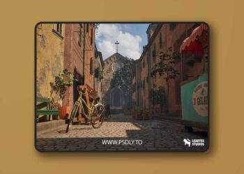 Fab - Italian Alley Environment ( Italian Alley House Building Italian House Alley )
