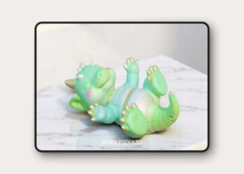 Flexi Baby Dragon - 3DPrint File 3D Model