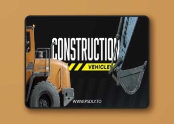 KitBash3D - Construction Vehicles 3D Model