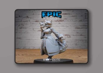 Kitsune Spirit Warrior - 3DPrint File