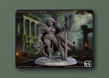 Leona Stygephonos – Sisterhood Warmaster – 3D Print