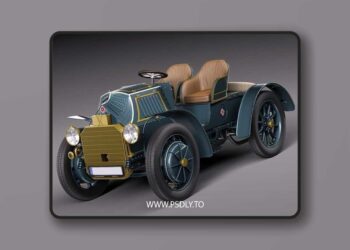 Lohner-Porsche 1901 3D Model