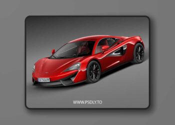 McLaren 540C Coupe 2016 3D Model