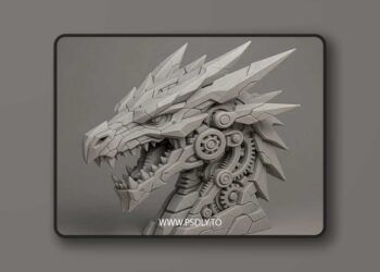 Meha Dragon - 3DPrint File 3D Model