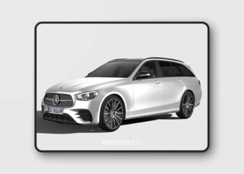 Mercedes E-Class Estate AMG Line 2021 3D Model