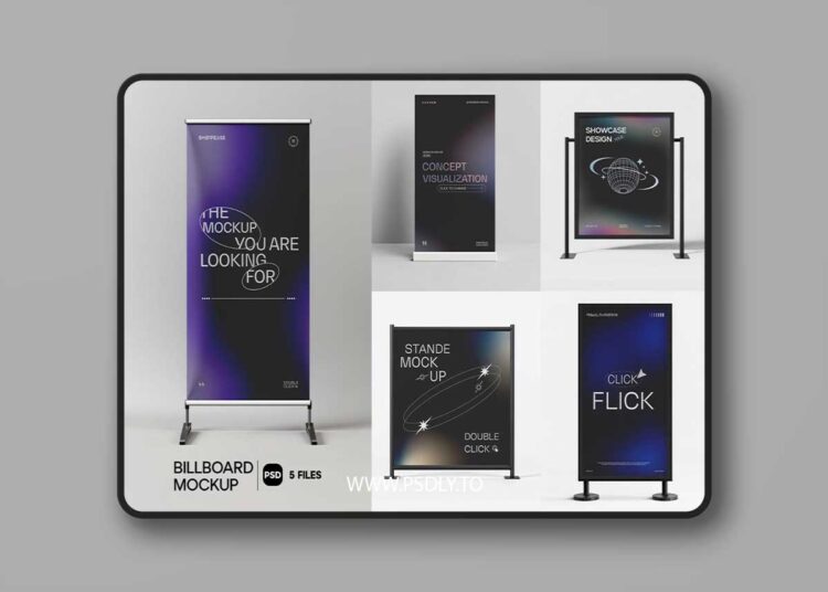 Mockupcloud - Street Sign Board Stand Mockup 1 Mockupcloud - Street Sign Board Stand Mockup