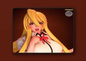 Peach Figure – Highschool of the Dead – Shizuka Marikawa – 3D Print Model STL