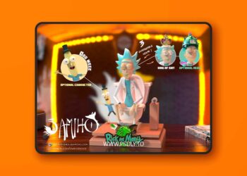 Rick King of Shit Diorama - 3DPrint File