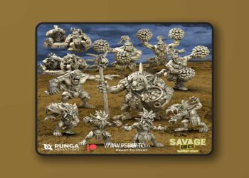 Savage Orcs Support Staff 3D Model