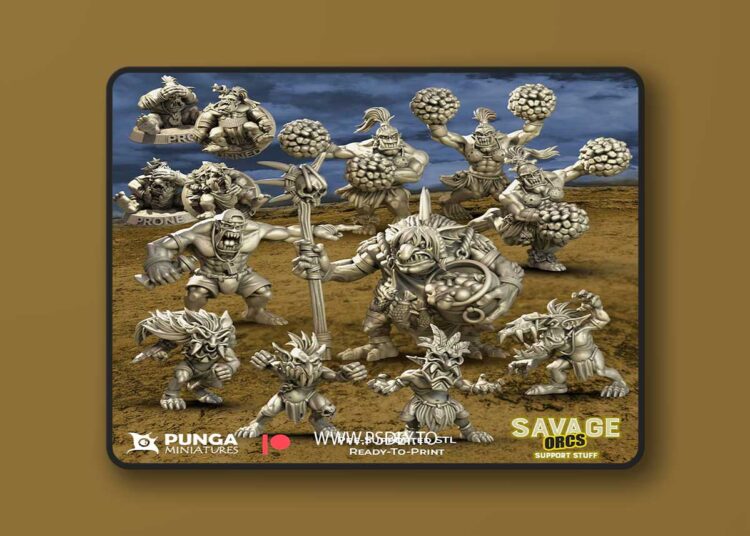 Savage Orcs Support Staff 3D Model 1 Savage Orcs Support Staff 3D Model