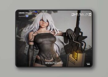 Shinobu Sculpts – Nier – A2 – 3D Print Model STL