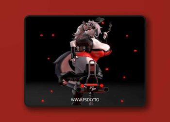 Smoking Loona Leg On Chair – 3D Print