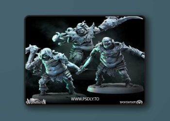 Sunken Cadavers x 3 – 3D Print Model