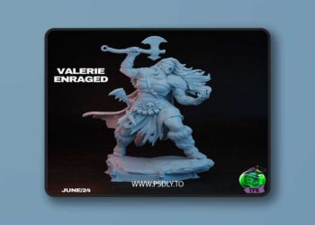 Valerie Enraged 3D Model