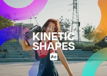 Videohive - Premium Overlays Kinetic Shapes - 58199878