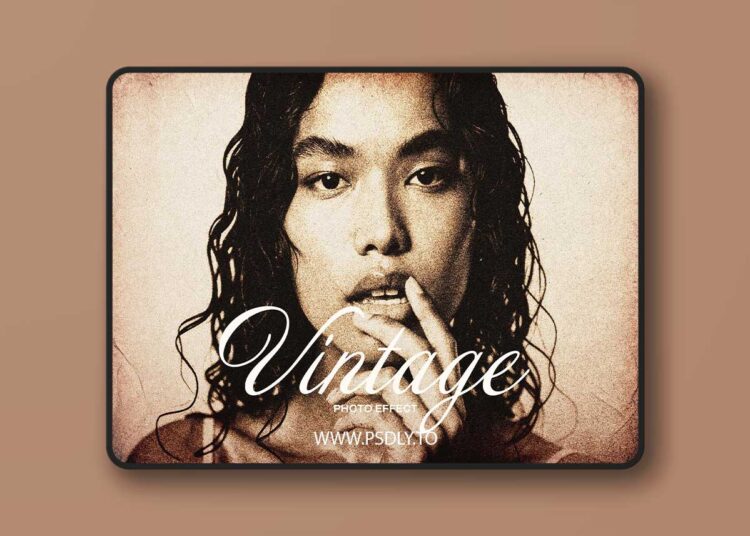 Vintage Sepia Photo Effect for Photoshop 1 Vintage Sepia Photo Effect for Photoshop