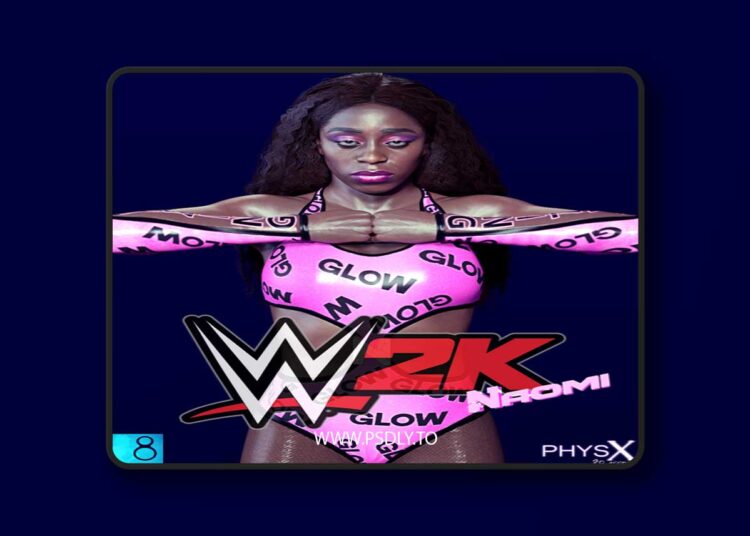 WWE 2K22 - Naomi G8F 3D Model 1 WWE 2K22 - Naomi G8F 3D Model