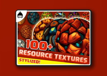 100+ Stylized Resource Textures - Leather, Fur, Bones, Coins & More v1.1.0
