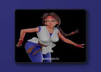 3D Momoji – Yuri SakaZaki KOF 3D Print