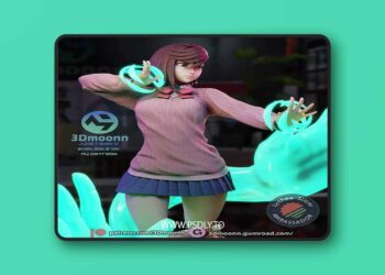 3Dmoonn – Dandadan – Momo Ayase – 3D Print