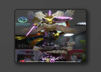 3Dmoonn – Holyangemon – Digimon 3D Print