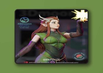 3Dmoonn – The Legend of Vox Machina – Keyleth – 3D Print