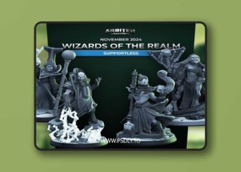 Arbiter Miniatures – Wizards of the Realm 3D Print