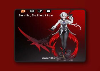 Arlecchino Genshin Impact 3D Print