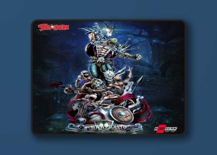 B3DSERK – Dark Ages Spawn Sculpture 3D Print 1 B3DSERK – Dark Ages Spawn Sculpture 3D Print