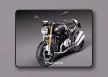 BMW R Nine T 2014 3D Model