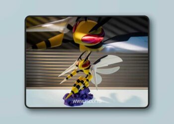 Beedrill Mega 3D Print 3D Model