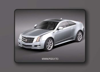 Cadillac CTS Coupe 2011 3D Model