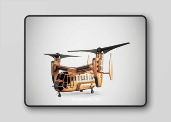 Current Tiltrotor Aircraft 3D Model