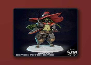 Demon Witch Nimue – 3D Print