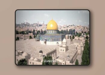 Dome of The Rock 3D Model